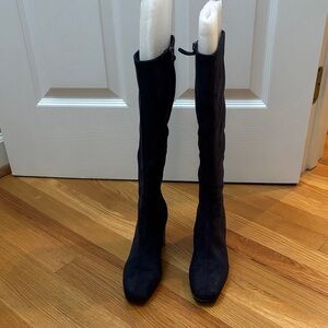 AEROSOLES Black Over the Knee Boots